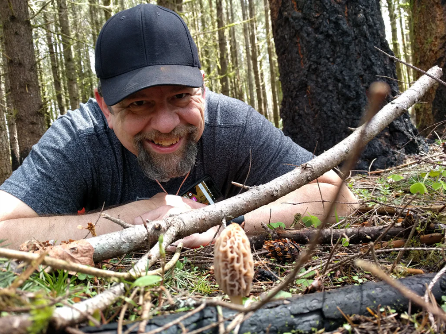“There You Are, My Precious!!!” (My First Morel Find of the Season)